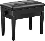 Piano Bench Keyboard Stool Piano Chair Adjustable Height up to 56Cm,Piano Bench