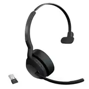 Jabra Evolve2 55 MS Mono Bluetooth Headset with Charging Stand