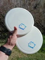 Innova Star Pig Pair(2) Ltd Run Mini Pig White w/Blue Confetti Foil 175.9/176.1
