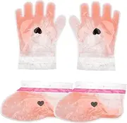 PLAFOPE 2 Pair Hand Wax Set Waxing Strips Hot Wax Strips Foot Cover for Foot Care Therapy