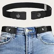 Adjustable Elastic Waist Belt Lazy Belt Invisible Ladies Traceless Versatile Elastic Belt Elastic Jeans Clothing Belt