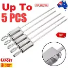Stainless Steel Barbecue Metal Skewers Flat Needle BBQ Tools Kebab Stick Tool