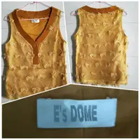 在飛比找蝦皮購物優惠-E's DOME 義大利蠶絲上衣