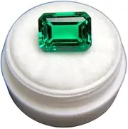 INDIA MADE Emerald Stone Cultured Certified Loose Precious Panna 9.25 Ratti 8.00 Carat Gemstone Rashi Ratan Panna-B0CZHXJZSR