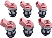 DUDSN Fuel Injectors 6Pcs 16600-88G10 16600-88G00 Compatible with Nissan Pathfinder 1990-1995 Pickup 1995 Quest 1993-1995 for Mercury Villager 1993-1995 V6 3.0L
