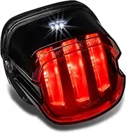 TRUE MODS LED Brake Tail Light for Harley Davidson [DOT Approved] [Claw-Design] [Plug-n-Play], License Taillight for Harley Sportster Dyna Fatboy Road King Glide Electra Heritage