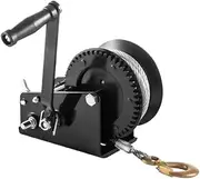 Manual winch 3500 LBSHeavy Duty Hand Winch w/ 10 m Wire Cable & Alloy Hook, 2-Gear Two-Way Manual Operated Ratchet Cable Puller