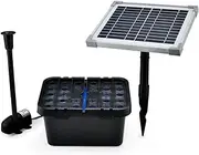 PROTEGE 5W Solar Powered Water Fountain Pump with Eco Filter Box