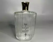 French vintage empty collectible glass bottle Norante perfume cologne France