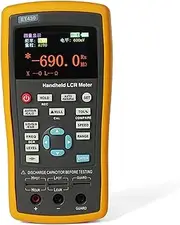 Digital LCR Meter ET43 Serie Portable Handheld LCR Meter with 2.8Inch LCD Display Inductance Resistance Capacitance Tester Accuracy 0.2%-0.3% Used in Product R&D, Component Incoming Inspection(ET433)