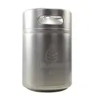 HopsBrew Mini Keg Stainless Steel Growler SS 5L 174mmX 276mm Home Brew Stacka...