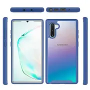 GSA Heavy Duty Shockproof Case for Galaxy Note 10 - Clear/Blue