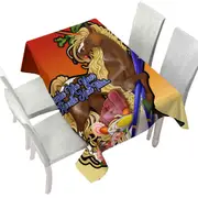 Ramen Noodles Chopsticks Rudicorn Tablecloth