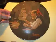 "THE SHIP BUILDER" NORMAN ROCKWELL * KNOWLES COLLECTORS PLATE* BRADFORD EXCHANGE