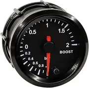 SKMWLMRAJ 52mm High Speed Stepper Motor 7 Colors LED Backlight Auto Car Boost Gauge -1~2 Bar Turbo Meter Instrument Boost Meter