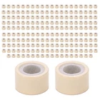 200 PCS 5mm Blonde Color Silicone Lined Micro Rings Beads Linkies For Hair9133