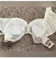 NWT $99 Simone Perele 12R320 Revelation Full Cup Underwire Lace Bra Size 40D