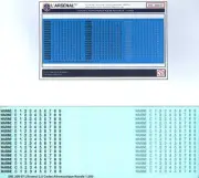 L'Arsenal Models 1/200 FRENCH NAVY AIRCRAFT CODES DECAL SET