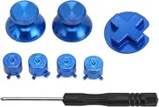 Controller Repair Buttons, Controller Repair Buttons Set Metal DIY Replacement Joystick ABXY D Pad Keys for Switch Pro
