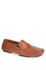 Robert Zur 'Sven' Penny Loafer in Saddle Tan Tglove at Nordstrom, Size 8