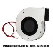 12V 2A Brushless Cooling Blower Fan 110 x 28mm DC Centrifugal Cooling Fan