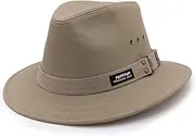 [Panama Jack] Original Canvas Safari Hat, 2 1/2" Brim, UPF 50+ Sun Protection