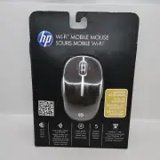 HP Wi-Fi Wireless Mobile Mouse Black & Silver Windows 7 New Sealed