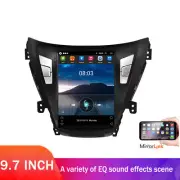 Car Radio Stereo For Elantra 11-13 Android Multimedia Video Play GPS Navigation