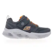 Skechers Skechers Meteor-lights [401675LCCOR] Kids Casual Shoes Grey/Orange