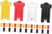 MOTHNUR 40pcs Lash Extension Glue Bottle Anti-blocking Needles Glue Bottle Pin Tool Pp Stainless Steel Salon Home Use