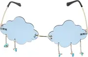 [VALICLUD] Trendy Sunglasses Carnival Unique Rimless Design Cloud Props Party Wear