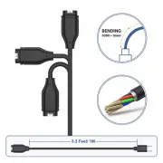 USB Charging Data Cradle Dock Cable Charger For Garmin 5X Fenix 5S 6 Watch F5G3
