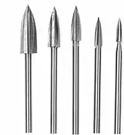 Wood Carving Drill Bits Set - 5pcs for Dremel Rotary Tool