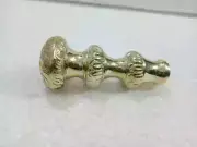 Vintage Style Brass Knob Piller Head Handle only For Walking Stick Cane Gift