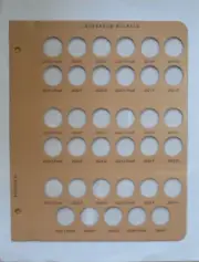 JEFFERSON NICKEL DANSCO ALBUM PAGE #8114-2 w/PROOFS - 2017 to 2029 - NO COINS