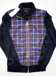 Ben Sherman Plaid Tartan Track Jacket NEW with Tag Men's XS