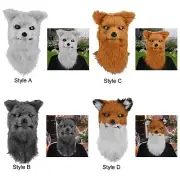 Animal Head Mask Creative Adults Full Head Cover Halloween Mask Cosplay for