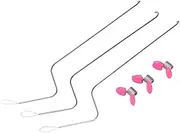 Beading Needle Set Large Eye Stainless Steel Beading Needles for Jewelry Making Efficient with Bead Loading Machine and Stopper Set