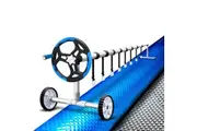 Aquabuddy 10.5x4.2M Solar Swimming Pool Cover Roller - 500 Micron