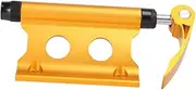 Mountain Bike Front Wheel Holder Quick Release Fork Mount for Outdoor Travel Vertical Horizontal Storage Bike Block Fork Rack Yellow