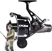 Ice Fishing Reels - Fishing Carp Reel, Fishing Gear Equipment | Ergonomic Handle Fishing Stuff, Durablle Metal and Carbon Fiber Saltwater Lure Fishing Reels for Beginners Casting Reels