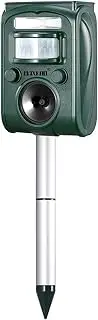 Maxkon Ultrasonic Animal Repeller Solar Powered Outdoor Bird Pest Repellent