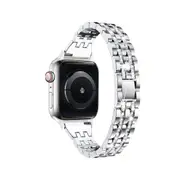 ZUSLAB Apple Watch iWatch Band Series SE 7 6 5 4 3 2 Jewelry Metal Strap 38-40-41MM Silver