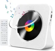 CD Player Portable Bluetooth Desktop CD Player for Home with Timer Built-in H...
