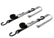 Powertye 1in Soft Tye Black/Chrome 23624 BK/CHRM