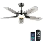 42" Black Ceiling Fans with Lights - Outdoor Ceiling Fan with Lights and Remo...