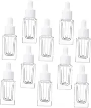 10Pcs Essential Oil Bottles with Dropper Glass Dispensers for Perfume and Oils Portable and Durable Storage for Home and Travel