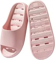 [AWGHZYOEE] Shower Sliders Fashion Personality Slippers Female Summer Indoor Home Bathroom Bathing Breathable Men Thick Bottom Couple Home Beach Slippers