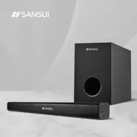 在飛比找松果購物優惠-【SANSUI 山水】 2.1聲道藍牙家庭劇院聲霸+重低音喇