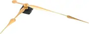 Binxind High Torque Long Shaft Clock Movement Mechanism with 12 Inch Long Spade Hands (Gold)